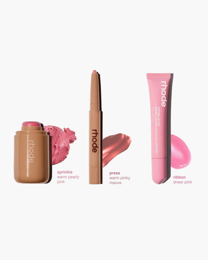 Rhode Lip & Cheek Glow Set – Peptide Edition